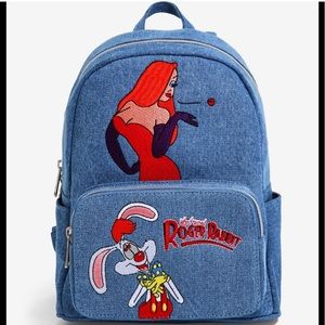 NWT Cakeworthy Who Framed Roger Rabbit Denim Backpack